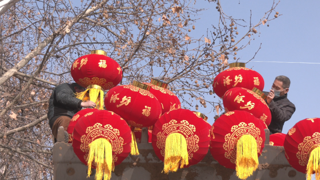 新春走基層——無(wú)極縣張燈結(jié)彩 年味漸濃